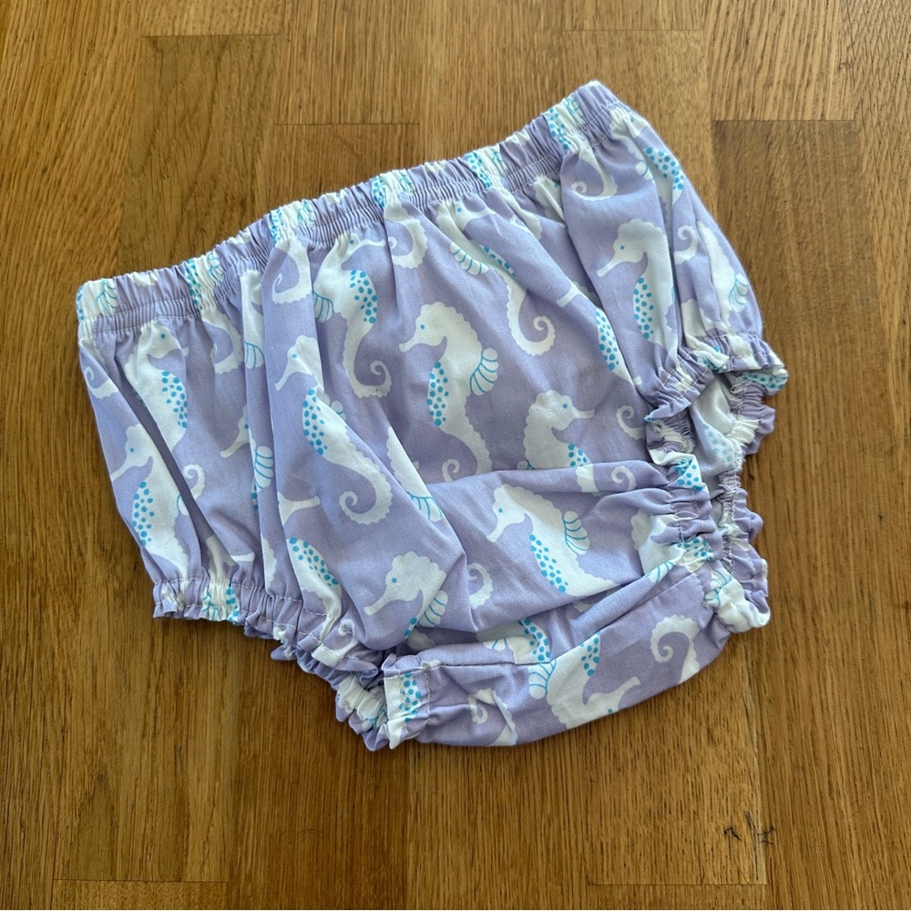Pottery Barn Baby 6-12 MONTHS Printed 100% Cotton Two Diaper Covers NEW - Picture 2 of 10